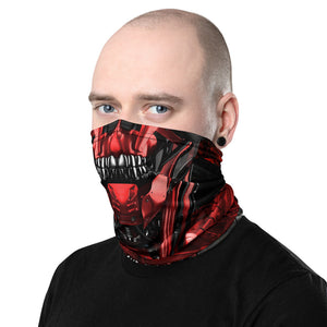 unisex washable and reusable Cyber skull face mask with tenicals coming out of the head. this face mask can be worn for cycling, mountain biking, snowboarding and hiking. Protecting you from the elements in style, crank style. Covid19