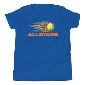 Unisex Youth Chino Valley AllStars softball Tee