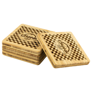 Checkerboard Bamboo Coaster